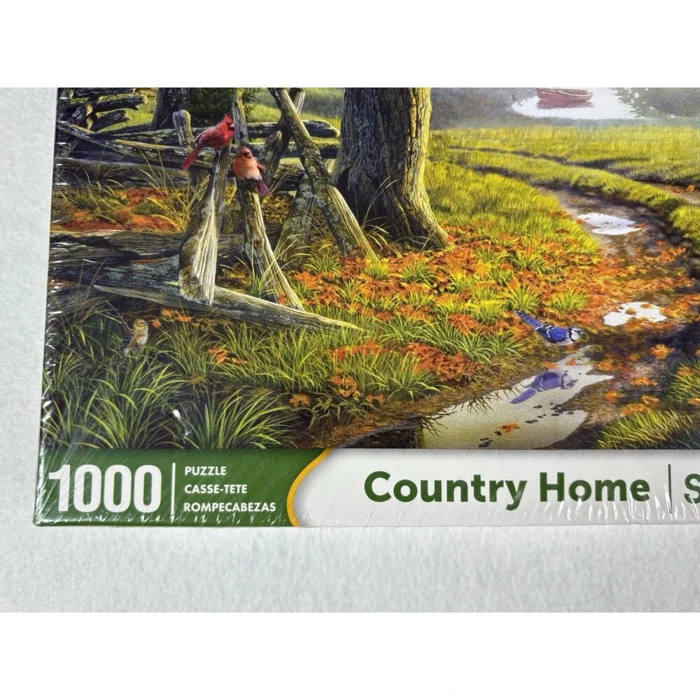 Country Home 1000 Piece Jigsaw Puzzle Springbok - New Sealed - Made In USA